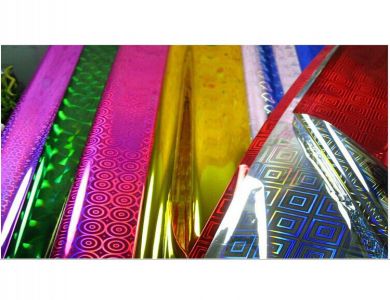 Màng Metalized PVC/MPVC hologram màu